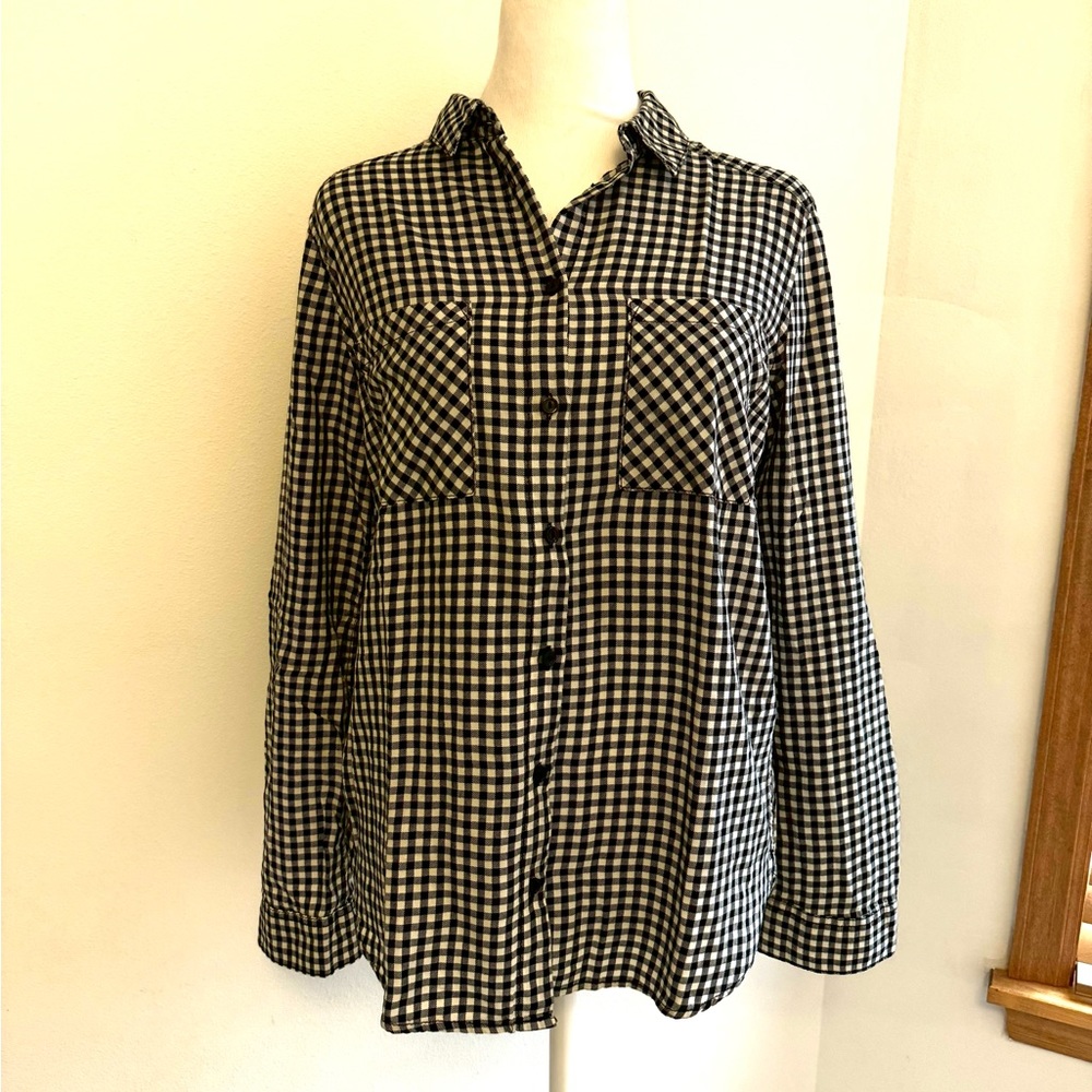 HnM Check Button Down Shirt
